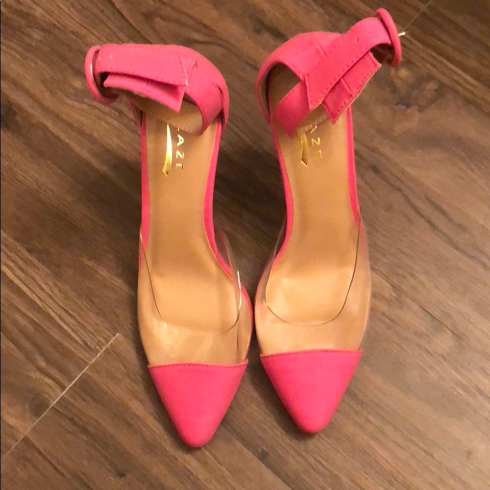 Pink Pointed Toe Heels